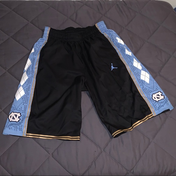 unc basketball shorts authentic